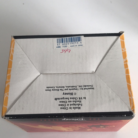 DISNEY STORE EXCLUSIVE VTG 90’s NWT THE LION KING COLLECTIBLE MUG & ORIGINAL BOX - Picture 7 of 8